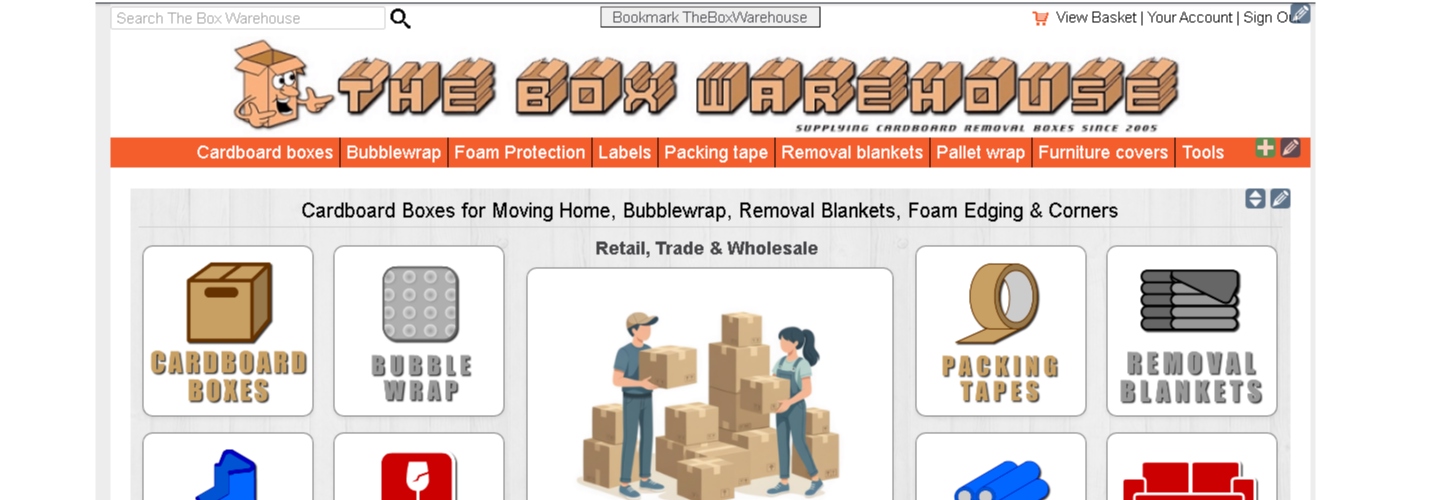 THE BOX WAREHOUSE cover photo