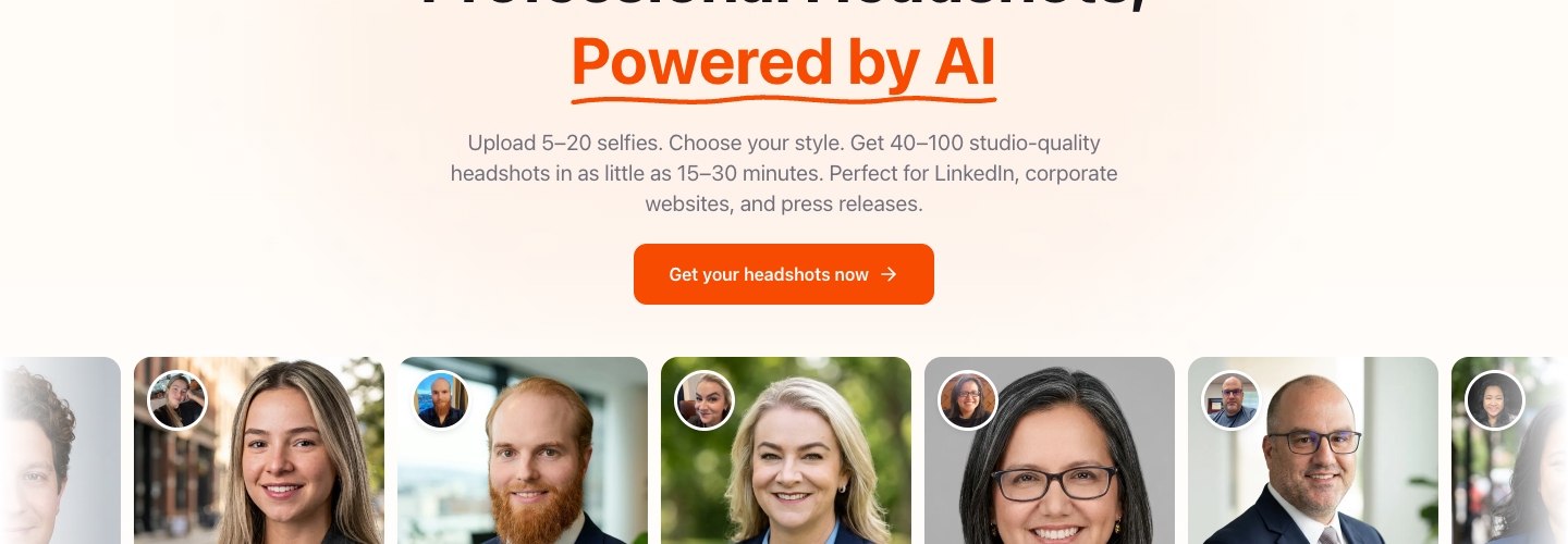 ProfessionalHeadshot.io cover photo