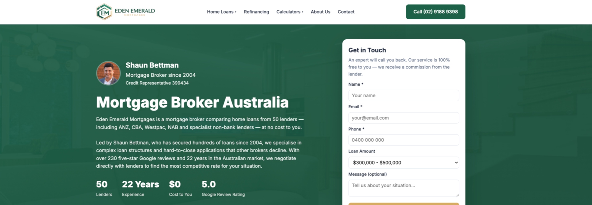 Eden Emerald Mortgages