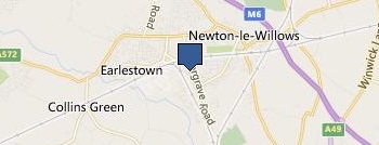 BrightLane Web Management location map