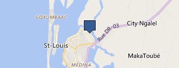 Amadou M. Sall location map