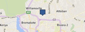 BOUHAI ROSINE MARINA ADOU location map