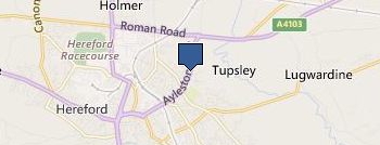 Liz Oliver location map