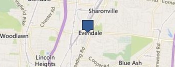 Cincinnati Pool & Patio location map