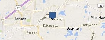 Advanced Roofing location map