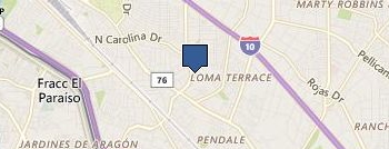 B Herrera Construction location map