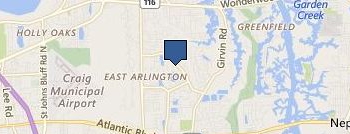 Jacksonville Refinishers location map