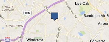 Texas AC & Heating location map