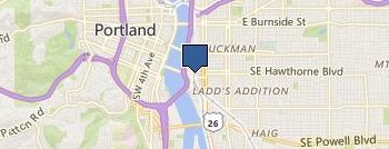 Cash For Cars Portland location map