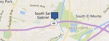Garage Door Repair Rosemead location map