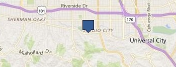 Garage Door Repair Studio City location map