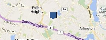 The Stephen Daniels House location map