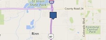 Johnson RV in Denver location map