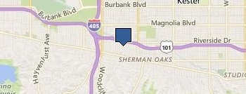 Locksmith Sherman Oaks location map