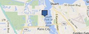 Garage Door Repair Palm City location map