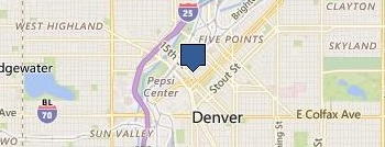 Rocky Mountain High Dispensary - LoDo location map
