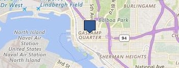Law Office of Jesse Adriance - San Diego DUI Lawyer location map