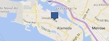 Garage Door Repair City of Orange location map