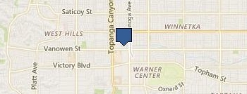 Mobile Locksmith Canoga Park location map