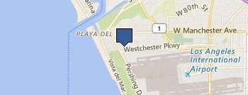 Carpet Cleaning Playa del Rey location map