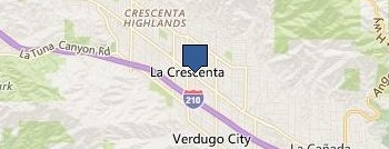 Garage Door Repair La Crescenta location map