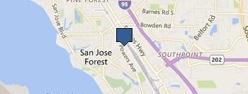 HomeX Construction location map