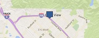 Garage Door Repair Sylmar location map