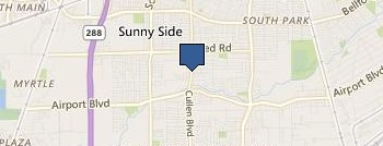 Locksmith Sunnyside location map