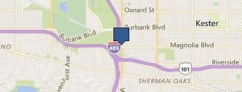 Affordable Hair Transplants Los Angeles location map