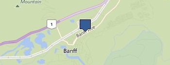 Banff Inn location map