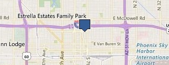 Bud's Glass Joint location map