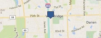 Darren’s Locksmith Woodridge location map