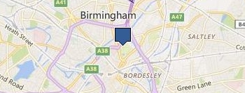 Bug Busters Birmingham location map