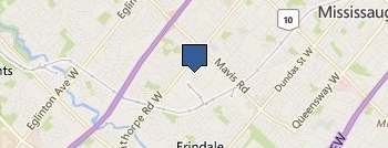 Archery District Mississauga location map