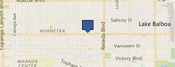 Air Duct Cleaning Reseda location map