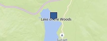 Lake of the Woods Resort location map