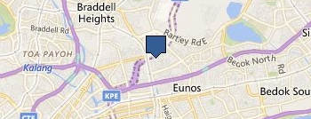 Commercial photography service location map