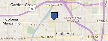 ACME BAIL BONDS SANTA ANA location map
