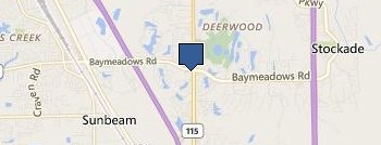 Massage and Day Spa location map