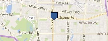 Dallas Blends barber college location map