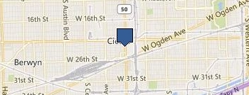 Garage Door Repair Cicero location map