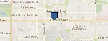 Silver Stem Fine Cannabis Denver location map