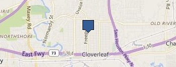 Garage Door Repair Cloverleaf location map