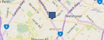 PWD - Perth Web Design location map