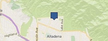 Altadena Garage Door Repair Pros location map