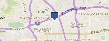 Mortgage Broker San Diego location map