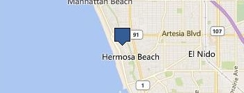 Hermosa Beach Insulation Masters location map