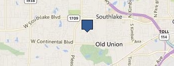 Garage Door Repair Southlake location map