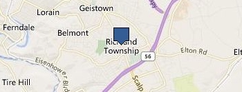 B & B Floral location map