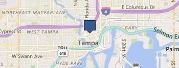 Drug Rehab Centers Tampa location map